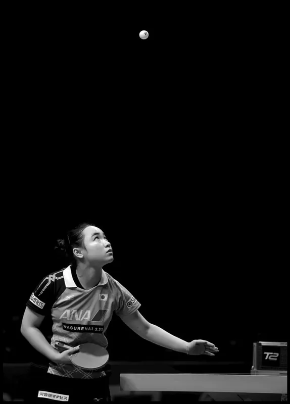 Girl Playing Table Tennis Poster Bestpreis
