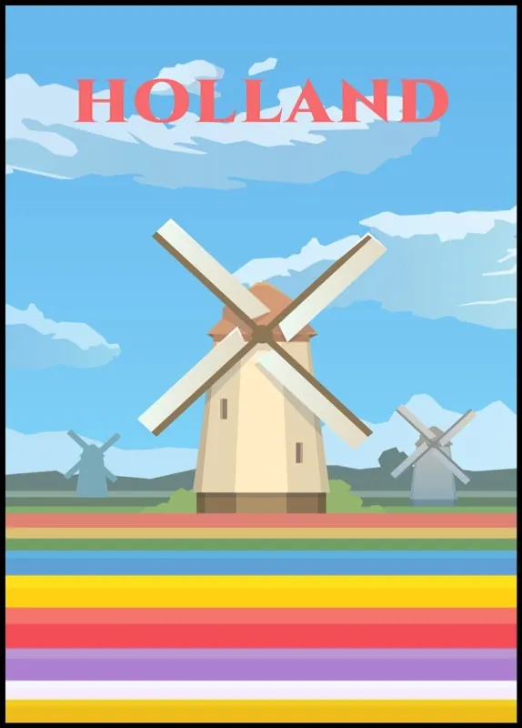 Günstig Holland Amazing Travel Poster