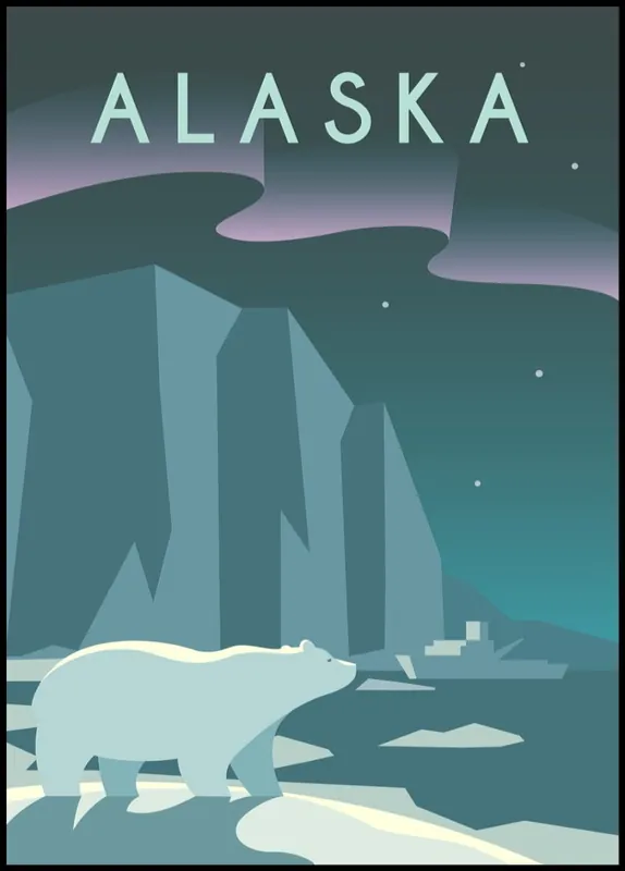 Alaska Amazing Travel Poster Wochenendangebot