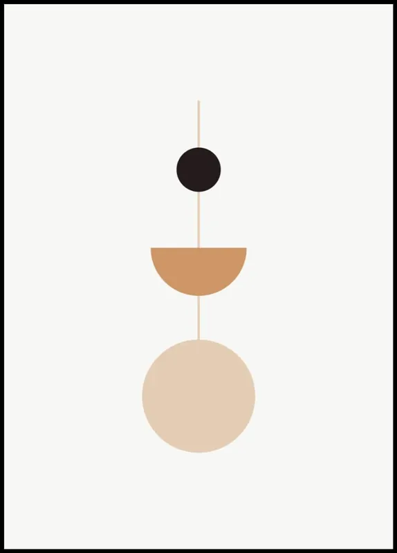 Kostenloser Rückversand Earthy Colors Abstract Poster nr.73