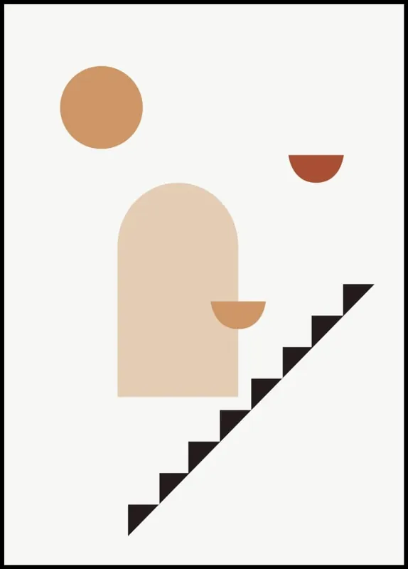 Earthy Colors Abstract Poster nr.69 Direktkauf