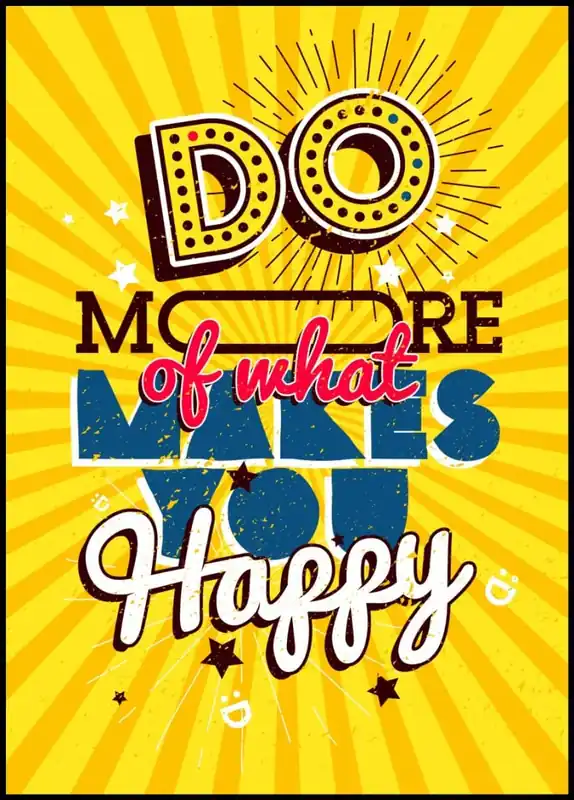 Online Kaufen Makes You Happy Poster
