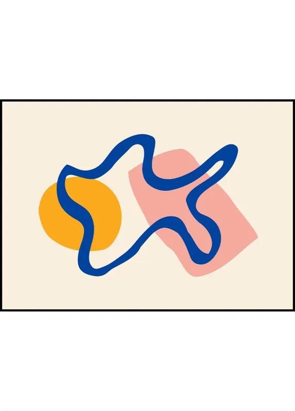 Henri Abstract Shapes Poster nr.30 Direkt Vom Hersteller