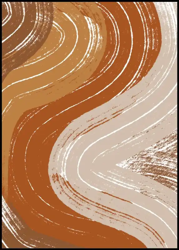 Super-Preis Earthy Colors Abstract Poster nr.20