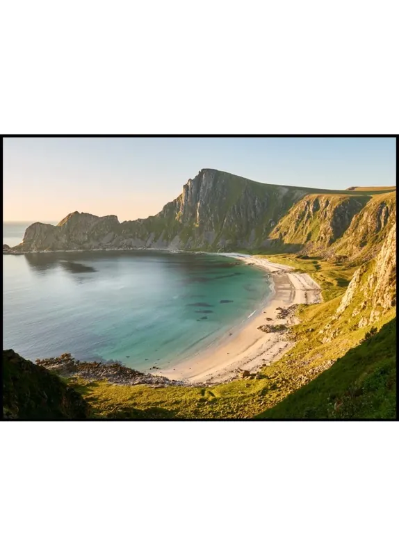 Hidden Bay In Northern Norway Poster Abverkauf