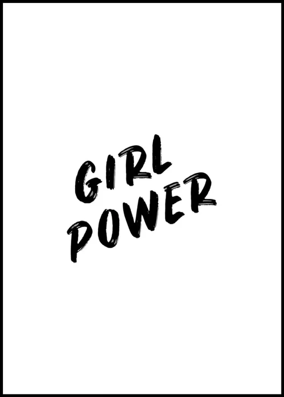 Girl Power Poster Neue Ware