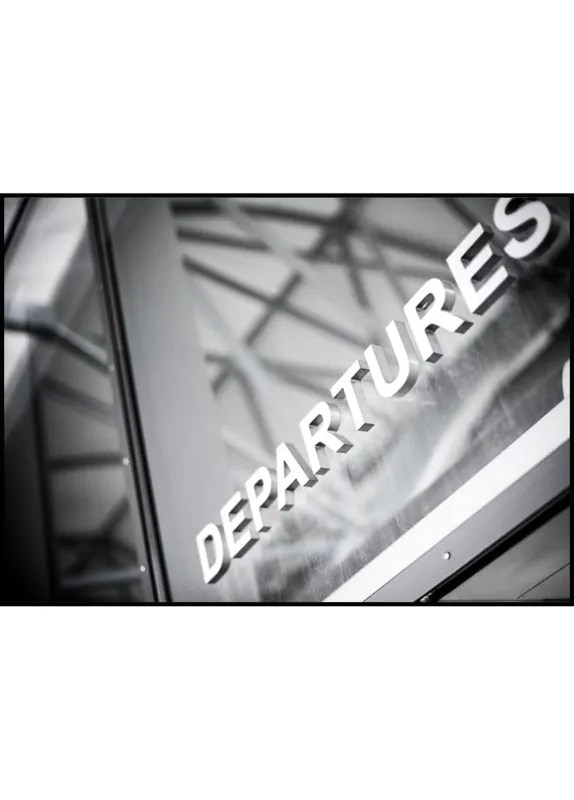 Preiswert Departure Sign Poster