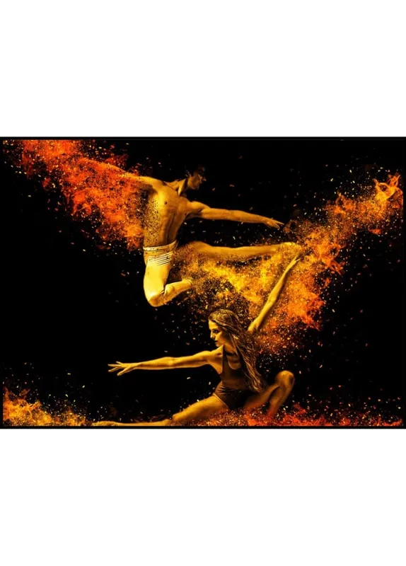Kostenloser Rückversand Golden Movement Poster