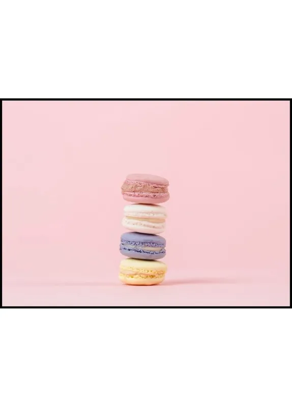 Colorful Creamy Macarons Poster Abverkauf