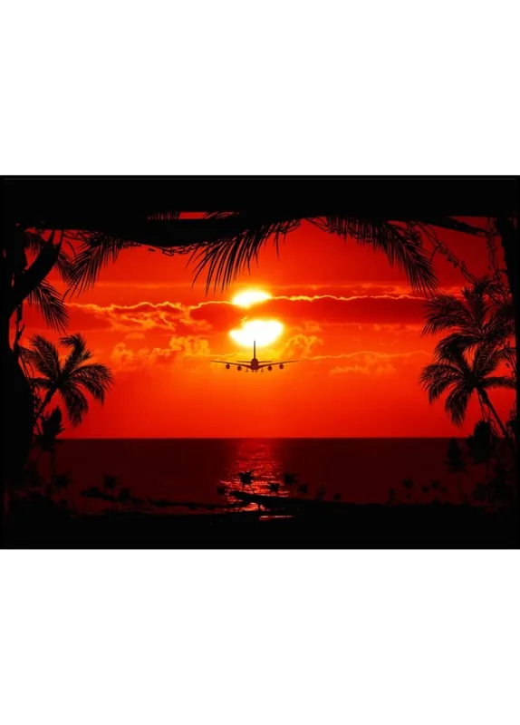 Sunset Silhouette Poster Preisknaller