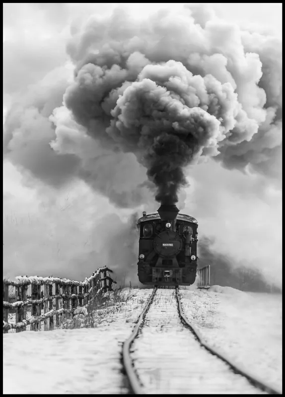 Bestseller Old Steam Train Poster