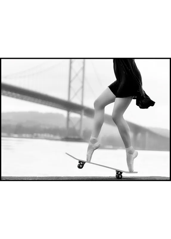 Top-Preis Skater Ballerina Girl Poster