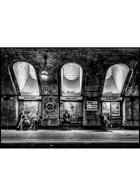Baker Street Underground Poster Echt