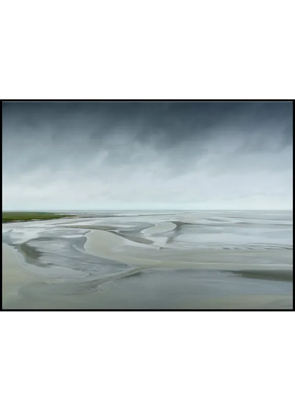 Solange Der Vorrat Reicht Beach at Normandie Poster