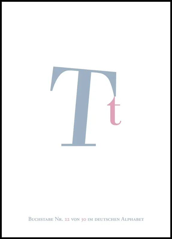 Letter T Poster Finale Aktion