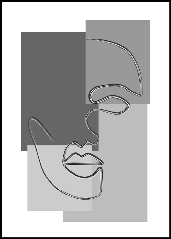Shapes Poster by Sanny Lundgren Kostenloser Rückversand