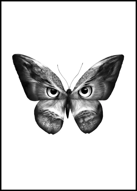 Owlifly Poster by Sanna Wieslander Aktuell