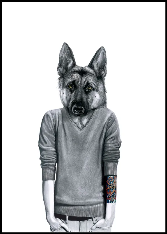 Bestseller Dawg Poster by Sanna Wieslander