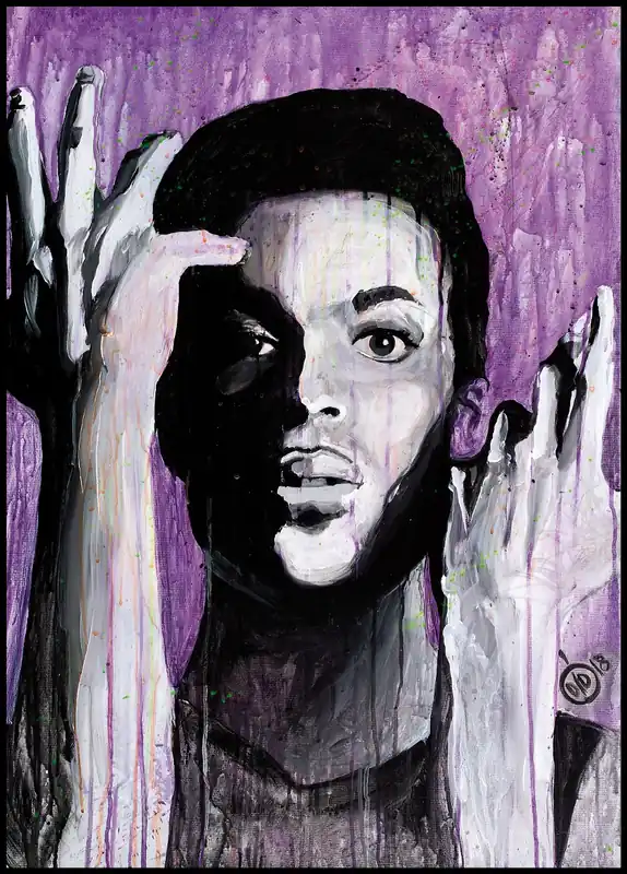 Online Kaufen Prince Purple Poster by Didier Chastan