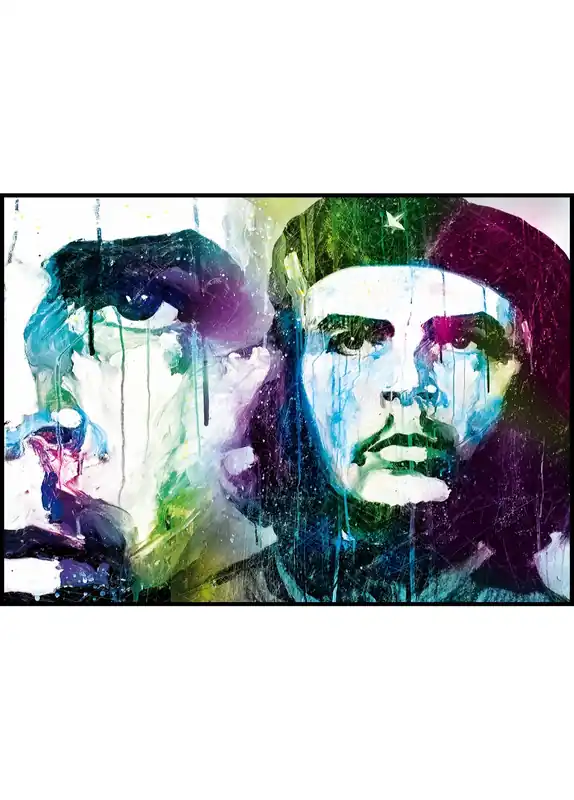 Sonderangebot Che Guevara Zoomed In Poster by Didier Chastan