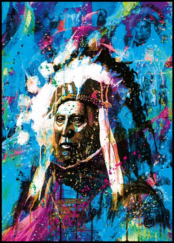 Indien Poster nr. 1 by Didier Chastan Online Kaufen