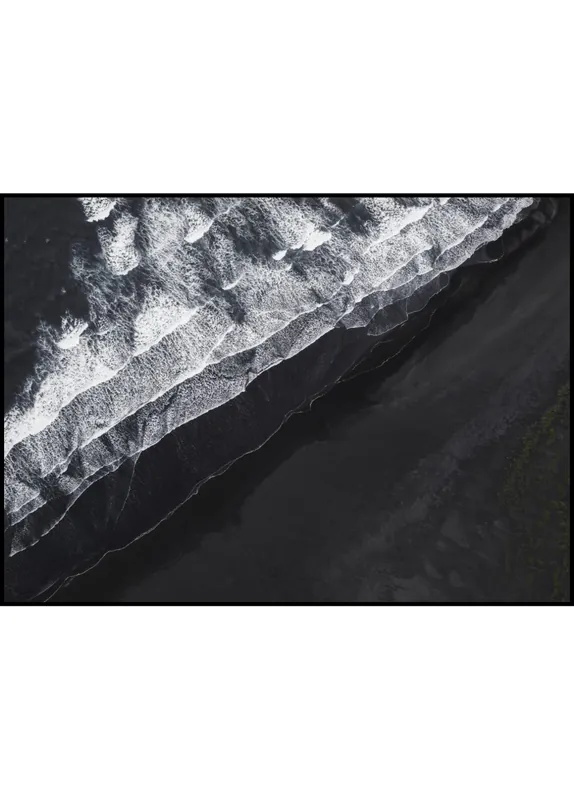 Neue Ware Black Beach Poster
