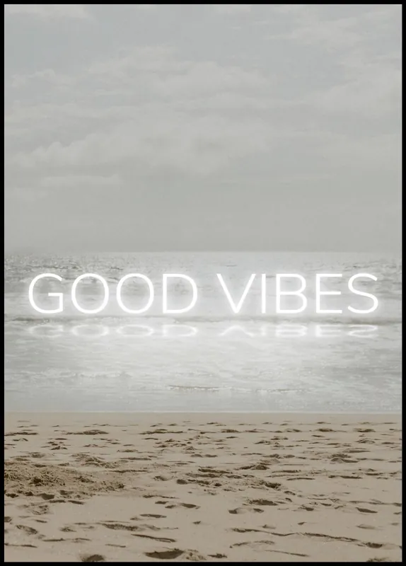 Good Vibes Poster Versand Am Gleichen Tag