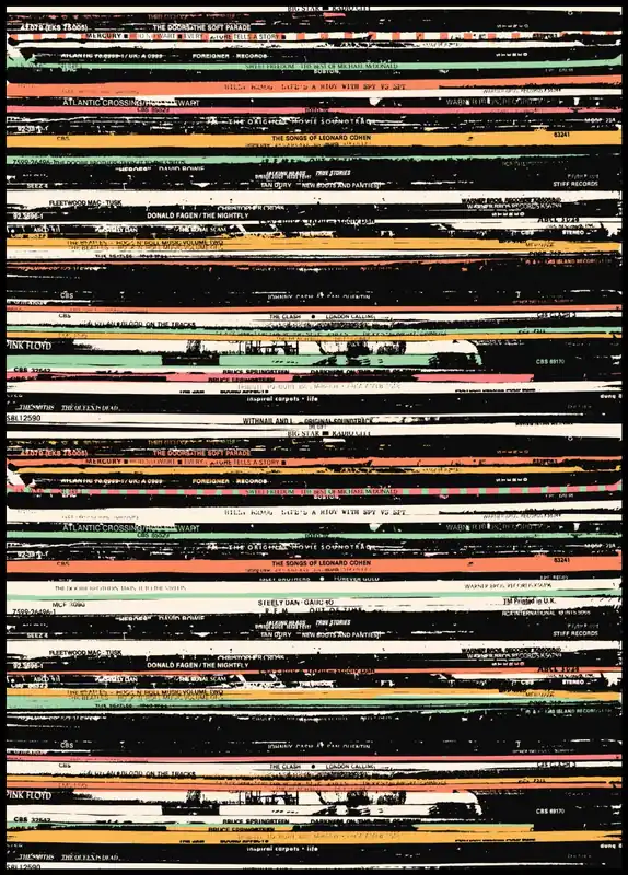 Recordsss Poster by Florent Bodart Garantierte Lieferung