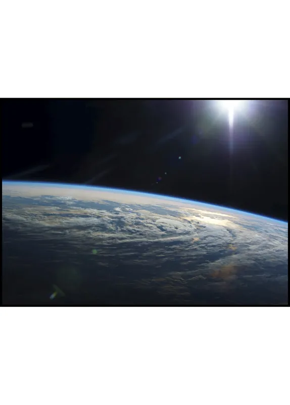 Earth Observation Poster Sichere Zahlung