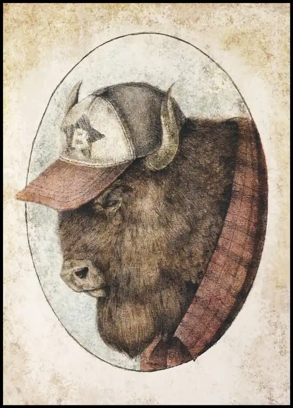 The Buffalo Poster by Mike Koubou Neu Im Sortiment