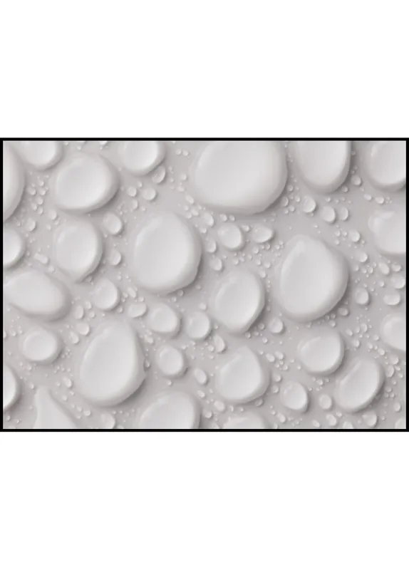 Sonderangebot Gray Drops Poster