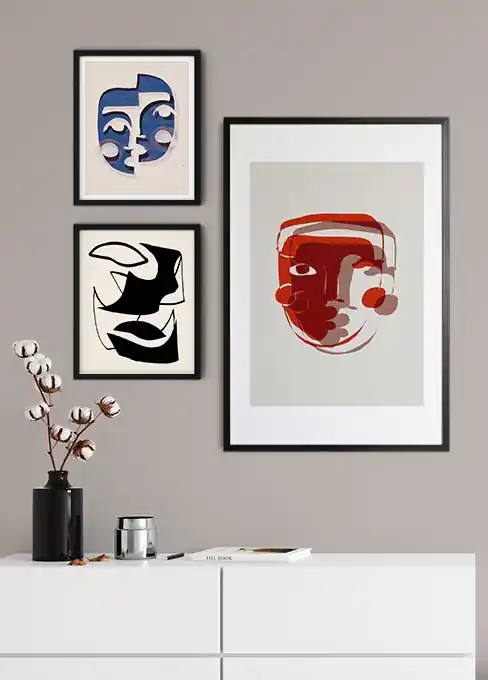 Bilderwände – Abstract Shapes Preiswert