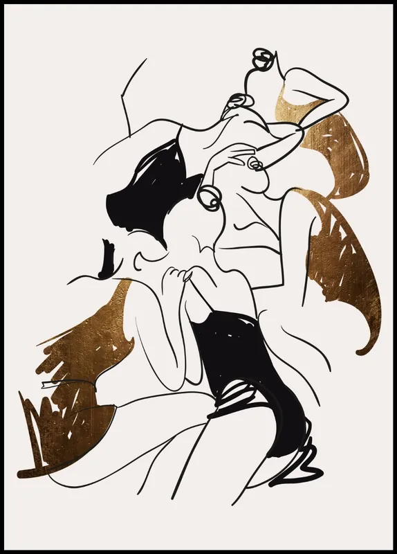 Rabatt Ballerinas Poster by Kubistika