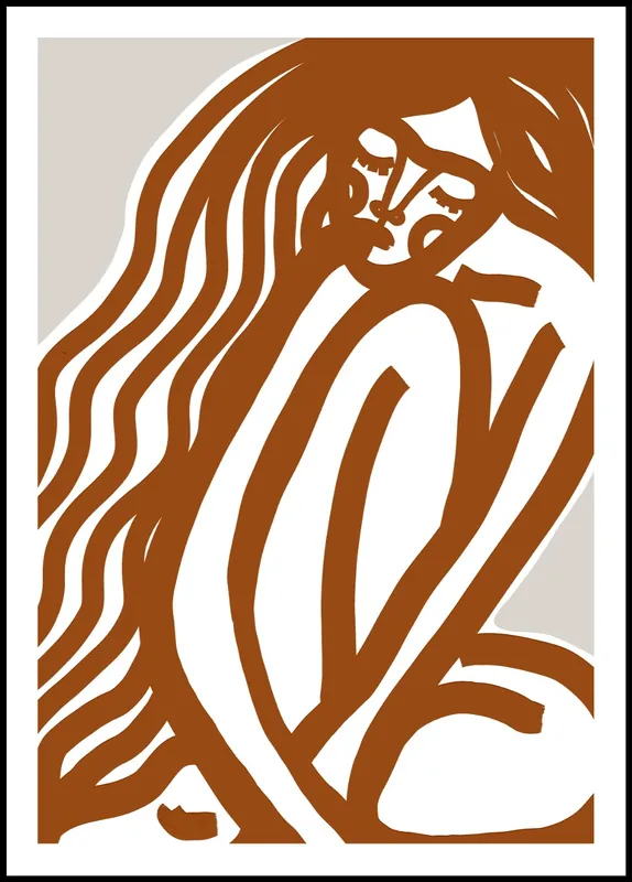 Expressversand The Silence Orange Poster by treechild
