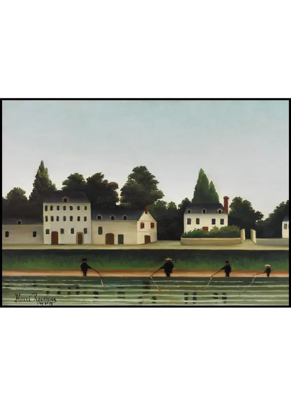 Landscape and Four Fisherman Poster Saisonangebot