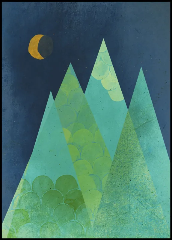 Günstig Norway at Night Poster by treechild