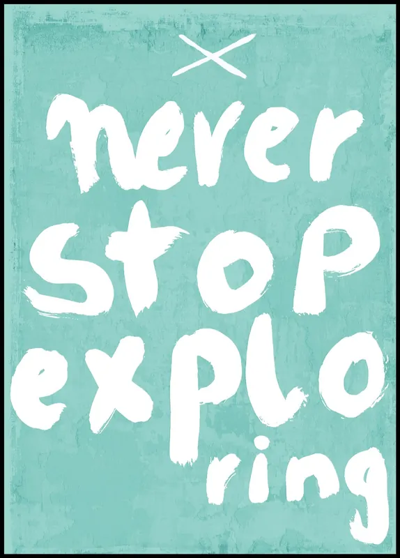 Never Stop Poster by treechild Heißes Angebot