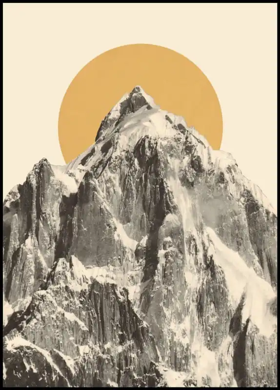 Schneller Versand Mountainscape 5 Poster by Florent Bodart