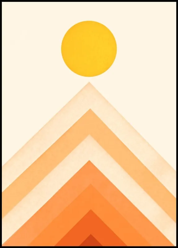 Zertifiziert Mountainscape 4 Poster by Florent Bodart