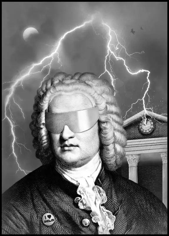 Bach To the Future Poster by Florent Bodart Sichere Zahlung