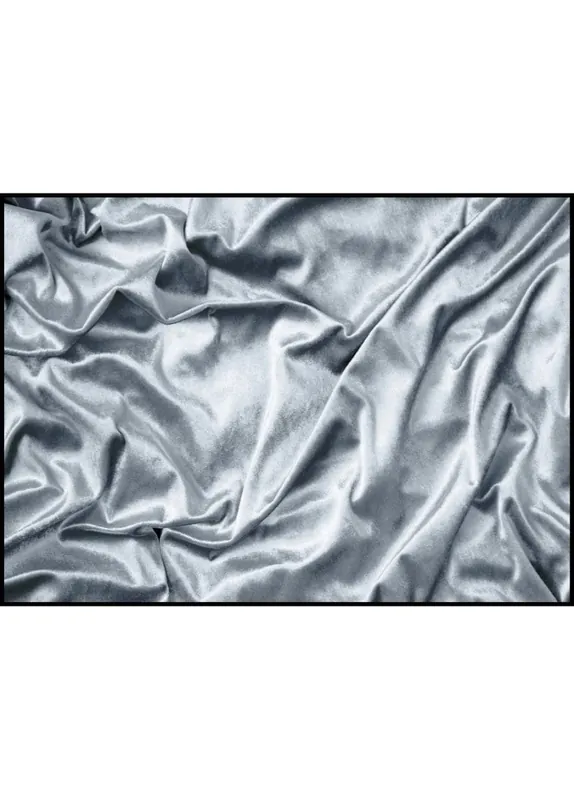 Silver Shiny Fabric Poster Top-Preis