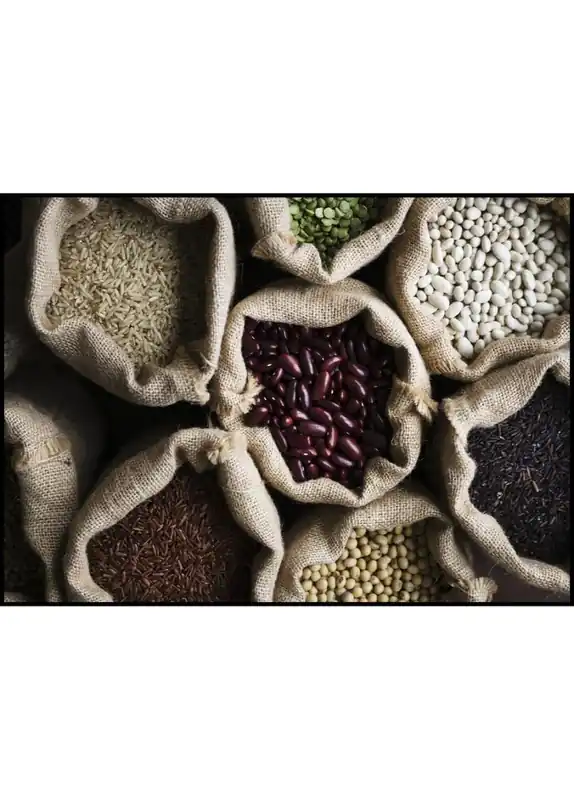 Geprüft Beans in Sacks Poster