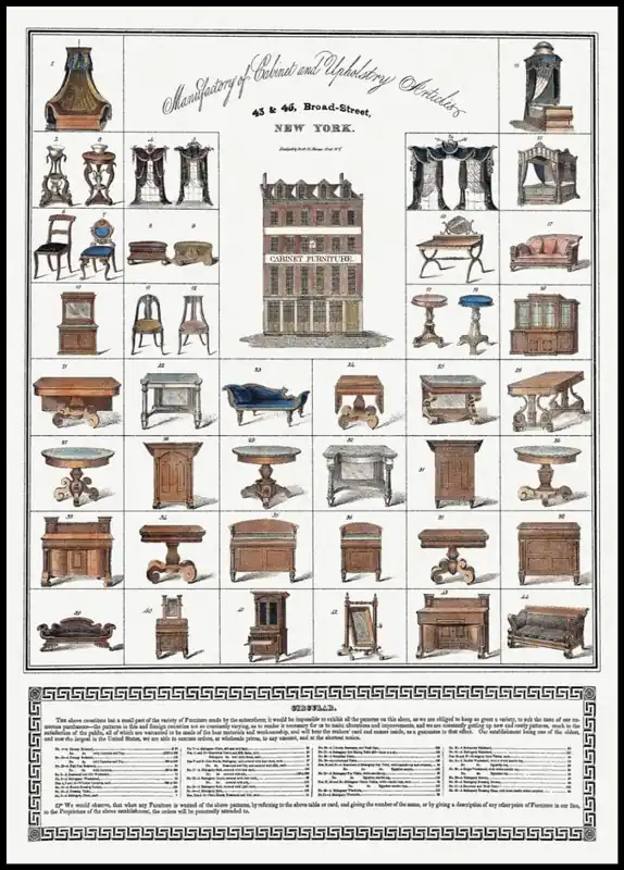 Old Furniture Poster Neu Im Sortiment