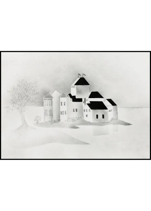 Drawing of a Fort Poster Preisreduziert