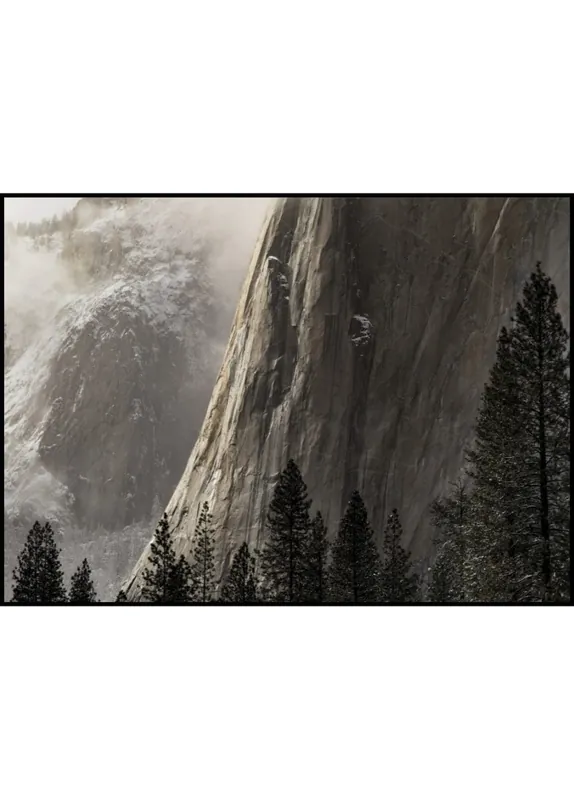 Must-Have Steep Mountains with Snow Poster