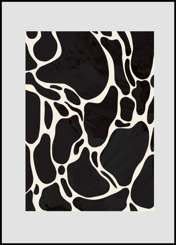 Finale Aktion Giraffe Grey Poster