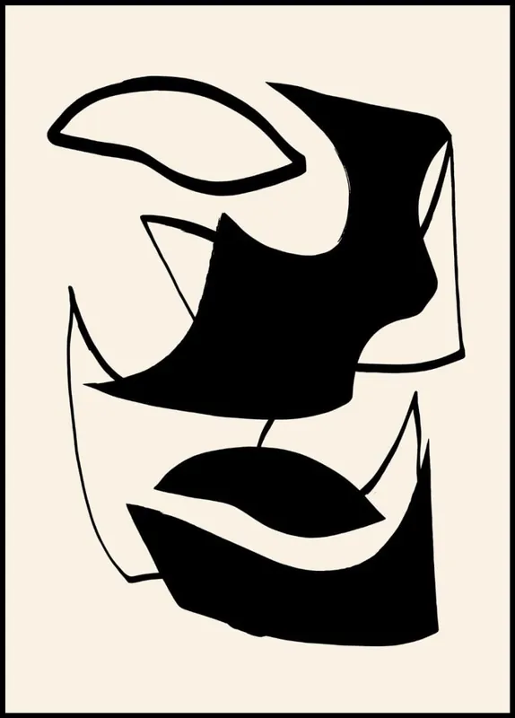 Letzte Chance Abstract Shape 07 Poster