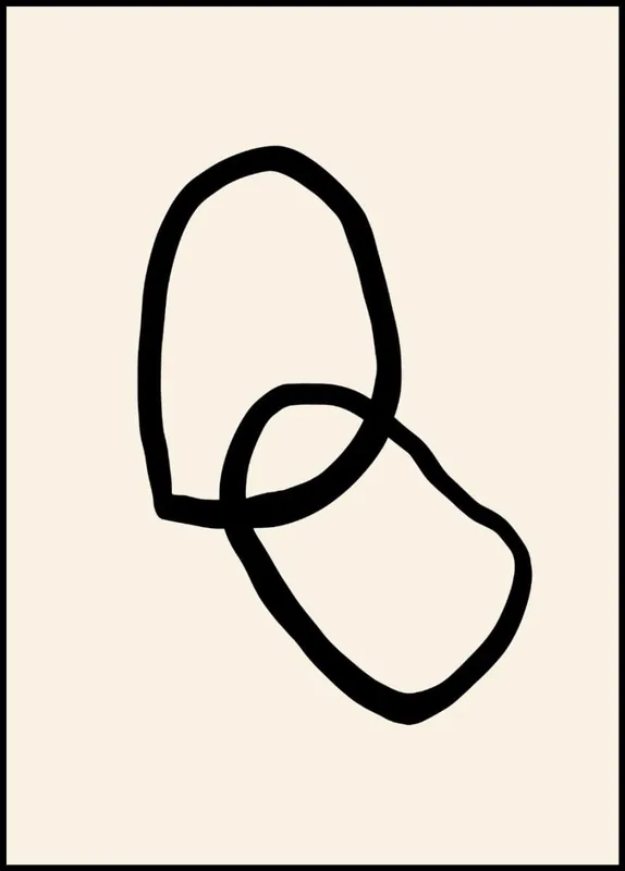 Kostenloser Versand Abstract Shape 03 Poster