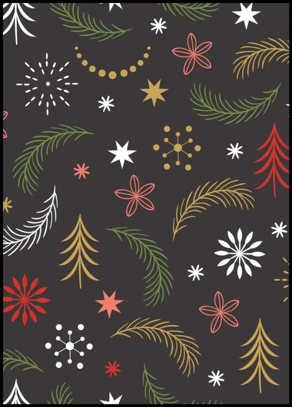Christmas Gnomes no.8 Poster Kostenfreie Lieferung