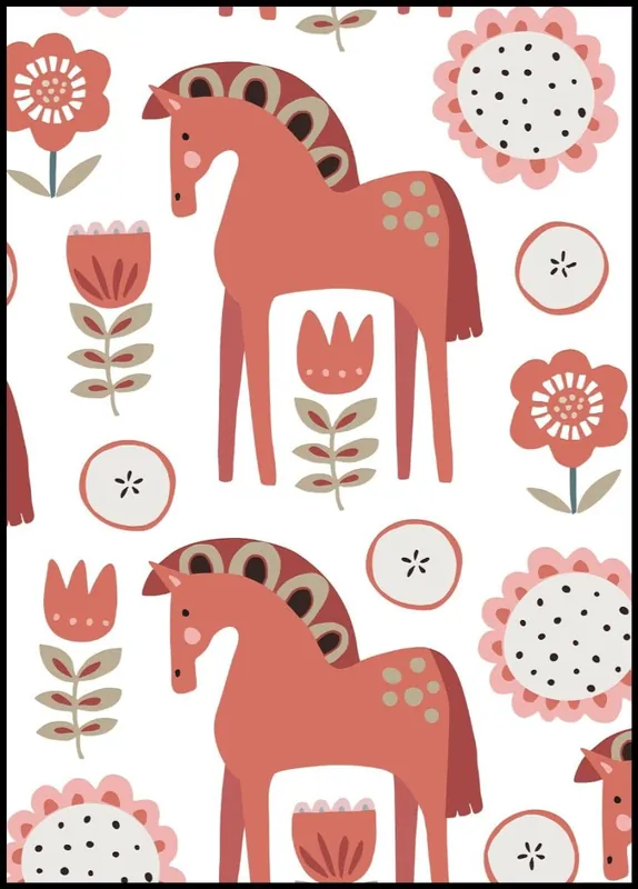 Scandinavian Winter Illustrations Set no.18 Poster Neu